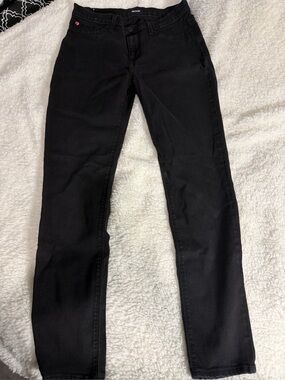Hudson Natalie Super Skinny Black Jeans Size 29